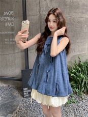 风牛仔上衣+半身裙两件2C081-8620P150K218，女装套装/套裙，2C081