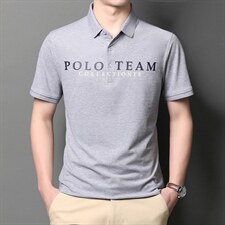 低价走量款男士夏季新款短袖纯色t恤绅士商务polo衫体恤上衣男薄，男装T恤，电商B212（原钱塘6029）