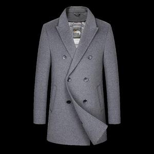 新款男士长款呢子大衣羽绒服内胆保暖防寒309B-3-337-P350图片