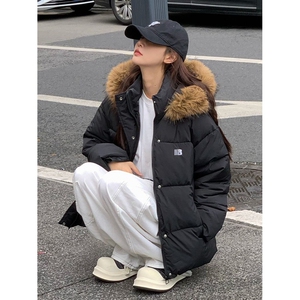 超好看羽绒棉服女款2025新款冬季小个子加厚加绒短款棉衣棉袄外套