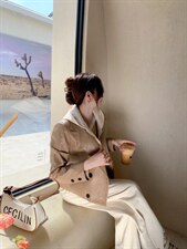 带帽款短款皮衣，秋季超好搭单品～，女装皮衣，蔓绱