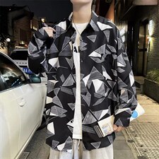 长袖衬衫男港风潮流C131P28图片