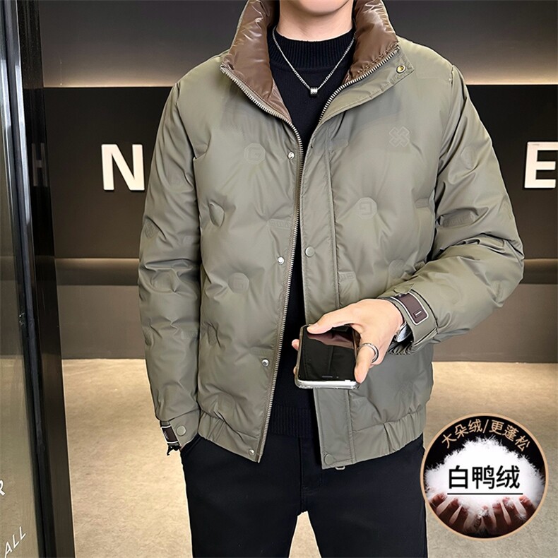 MY907-P130 2025秋冬时尚男士羽绒服青年保暖羽绒外套图片