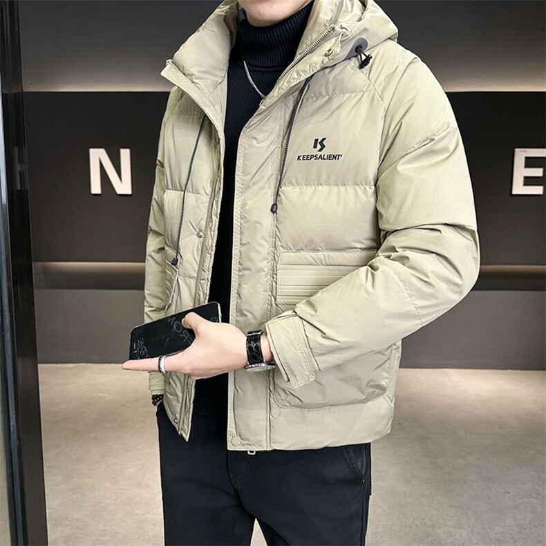 2025新款连帽羽绒服男士冬季外套 B240-YR9803-P185图片