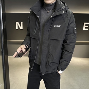 标男士冬装连帽工装加厚外套 羽绒服521/915-P185图片