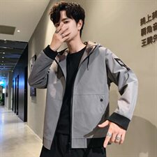 男日系连帽夹克外套5032-1_9023P65，男装夹克，星座1516-1