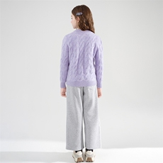 2025年时尚百搭通勤简约加厚绞花儿童羊毛衫，童装儿童羊毛衫，牧皓研