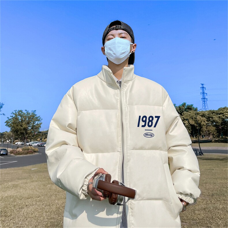 均可提供短视频 高品质港风1987百搭PU皮加厚棉衣PM23-p110控148图片