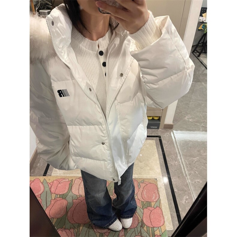 原创美式毛领开衫连帽棉服外套女冬季新款加厚保暖宽松棉袄棉衣潮,男装棉衣,星座506A