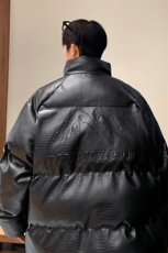 港风鳄鱼纹钢印字母设计棉衣大码潮流休闲棉衣男MY77728P128控168，男装棉衣，星座227-7