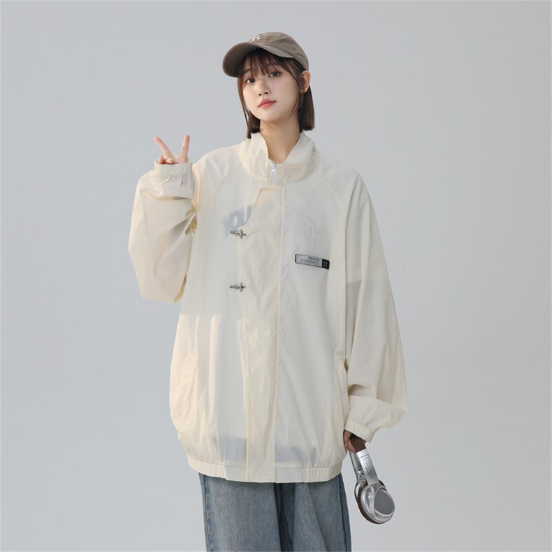 F158/P50有报告UPF50+紫外线防晒衣男飞机扣中式风防晒服，男装防晒衣，电商基地A050