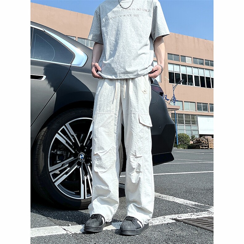 A178三防面料2025新款工装裤宽松直筒XK309P45限价78,男装休闲裤,电商A178