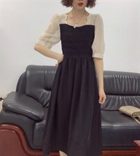 星雨阁2022夏装新款现货连衣裙，女装连衣裙，星雨阁