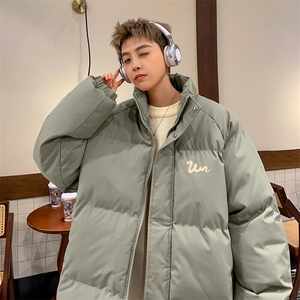 现货抖音得物可供视频冬季三防加厚羽绒棉衣外套面包棉服81152,中华小立领衬衫如何搭配图片