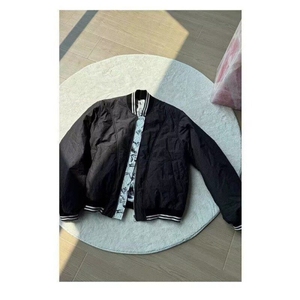 1506-1/MS60241/P94褶皱肌理双面穿棒球服男冬宽松夹克棉衣外套图片
