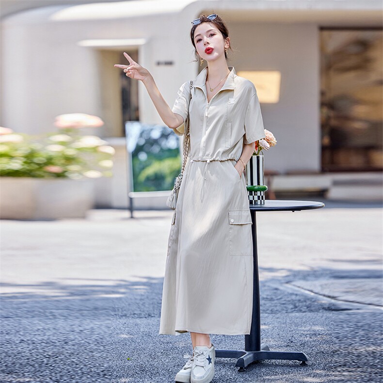 休闲气质设计感工装衬衫半裙套装24夏季新款时尚减龄套装,女装套装/套裙,难舍钰依
