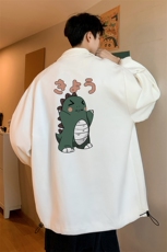 麂皮绒夹克男大码立领褂子外套JK85037-P68加绒款-P78，男装夹克，电商A040