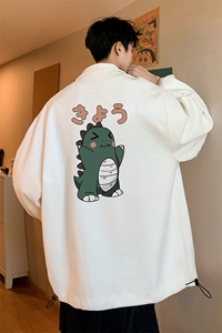 麂皮绒夹克男大码立领褂子外套JK85037-P68 加绒款-P78图片