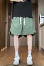 8XL-M特大码轻薄冰丝短裤男宽松男五分裤速干中裤排扣DK1532P38，男装牛仔裤，电商D206-1