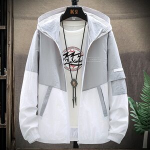防晒衣服男超薄透气防紫外线韩版潮流夏季户外休闲男装TY601-P25图片