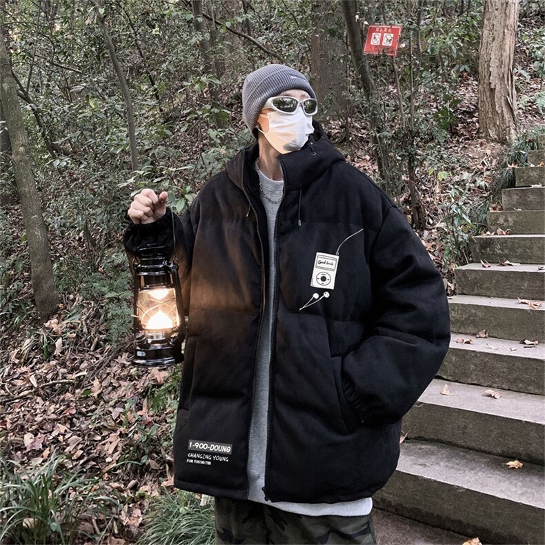 电商DSA028-MYD21L125P115冬季新款麂皮绒立领棉衣男控148,男装棉衣,电商A028