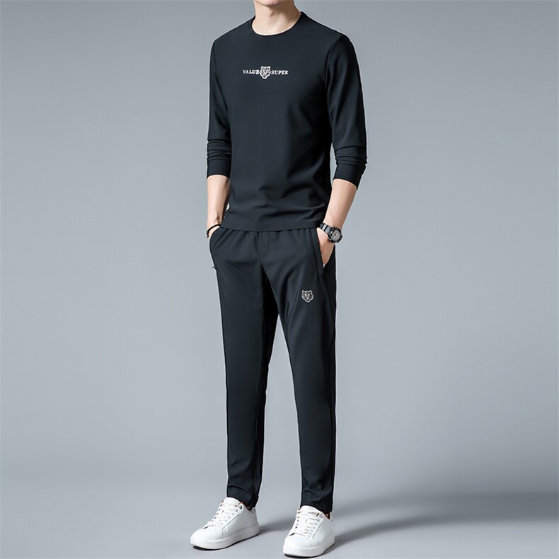 SXL9675春秋款男士运动套装圆领二件套P155图片