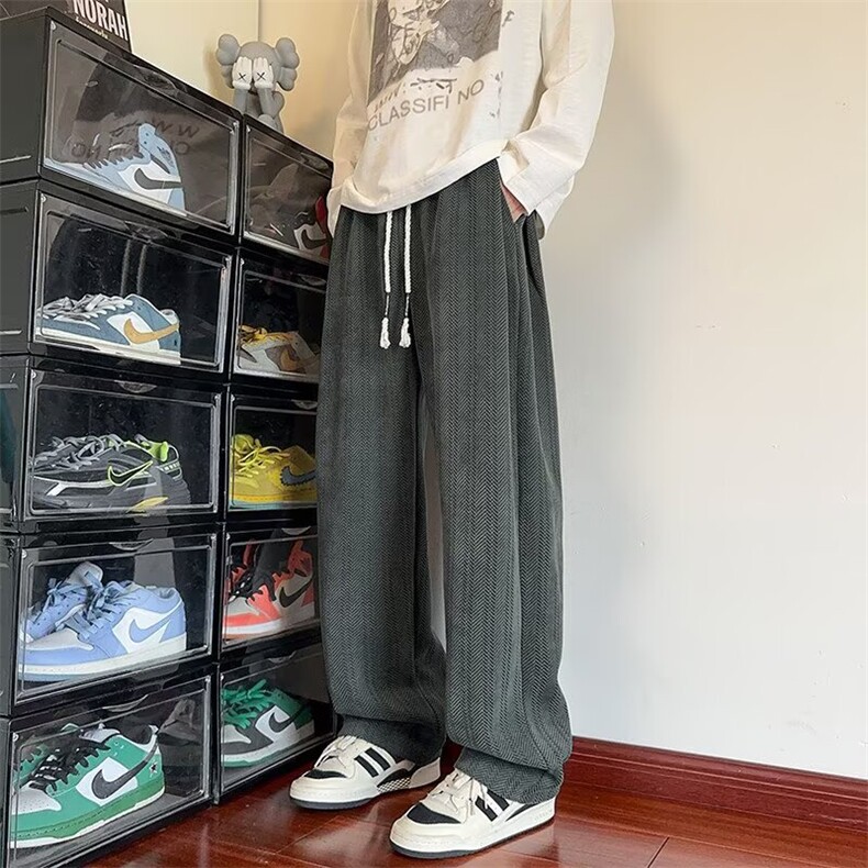 2025新款直筒香蕉裤宽松纯棉裤子，男装棉裤，星座506A