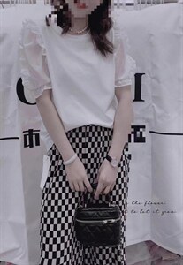 【现货】夏季新款 泡泡袖T恤,女装T恤,出色依屋