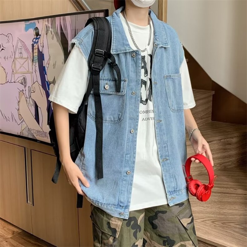 男夏季百搭潮流时尚背心C9851P46,男装背心/马甲,星座1116-2