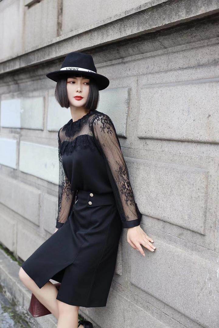 蕾丝小衫，包裙，M一XXL，补单款，其它，名门秀