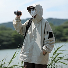 大码现货户外防水冲锋衣初秋夹克衫外套爬山衣服JK601-P75，男装夹克，电商B327