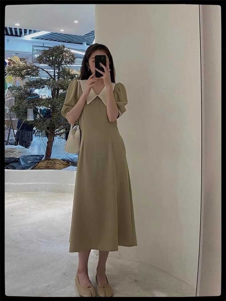 夏季新款韩系连衣裙图片