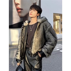 JY771-P138冬季棉服棉衣男生加厚保暖运动休闲潮牌帅气外套，男装棉衣，星座1501-3