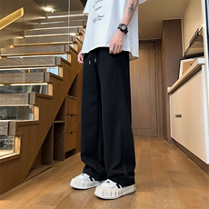 06春季新款宽松百搭直筒卫裤束脚抽绳运动裤潮XZ211-1-K2409-P55，男装休闲裤，星座211-1
