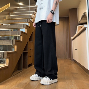 06春季新款宽松百搭直筒卫裤束脚抽绳运动裤潮XZ211-1-K2409-P55图片