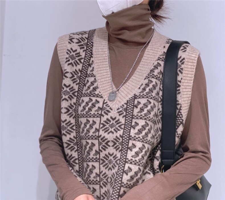 针织马甲，女装马甲，驿谷
