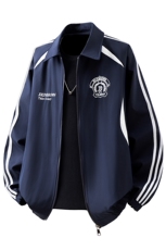1美式学院风刺绣设计大码M-5XL立体白底棒球服夹克JK78073P79控，男装夹克，星座226-2