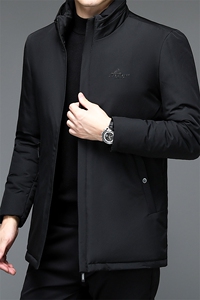 BJM1131钱塘2020-2冬季厚款时尚休闲连帽中年男士棉衣主推款P82图片