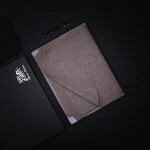 B0107冬季加厚保暖围脖女时尚纯色礼盒装100%纯羊毛男士围巾图片
