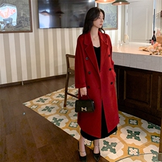 2025年秋季时尚百搭通勤简约休闲外套，女装双面呢大衣，荣图大衣