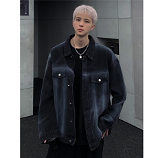 春秋款复古牛仔外套水洗做旧夹克外塔现货JK101-特P68，男装夹克，电商C307