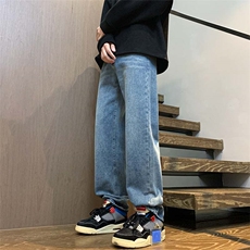 美式复古牛仔裤男宽松直筒裤子休闲长裤A080-9601-P40控68，男装牛仔裤，电商A080