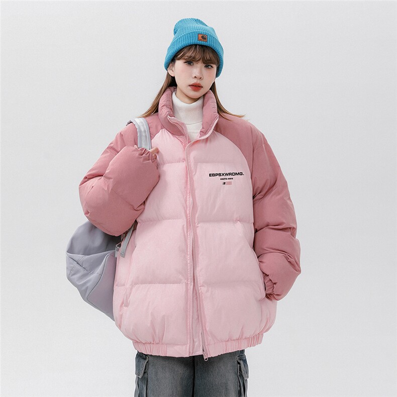 中性风新款情侣冬季时尚百搭立领加厚棉服外套MY66606P115控158,男装棉衣,电商A268