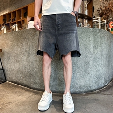 夏季痞帅宽松牛仔短裤Z037#-P45，男装牛仔裤，星座905