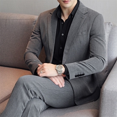 2025春季大货S-5XL男士休闲西装单西外套上衣DX7822P165，男装西服套装，电商D216