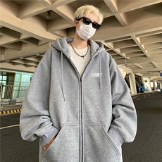 特价！秋冬重磅400克连帽开衫卫衣港风加厚外套FK913特P43，女装短外套，星座610B-1