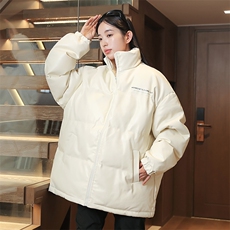 冬季皮棉衣男情侣款加厚棉服潮流字母印花棉袄子A266-PY2101-P80，男装棉衣，电商A266