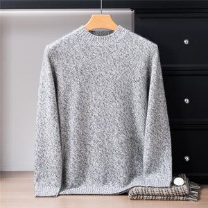 2025年秋季长袖半高领加厚时尚百搭，男装羊绒套衫，戎禾素