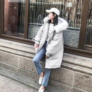 大货已出！冬季新款大毛领宽松工装棉服8505A-9960图片
