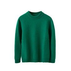 2024秋冬新款童装35%山羊绒7针正肩平面半高领纯色羊绒衫，童装儿童羊绒衫，旭泰羊绒